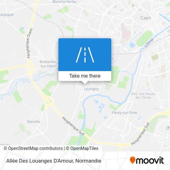 Allée Des Louanges D'Amour map