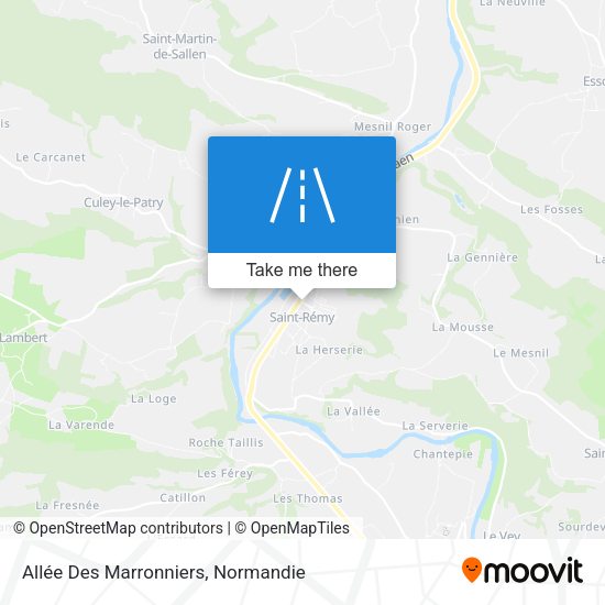 Allée Des Marronniers map