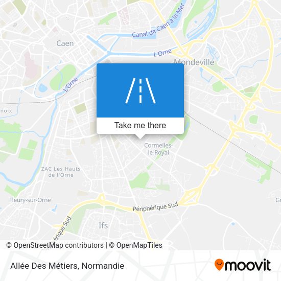 Allée Des Métiers map