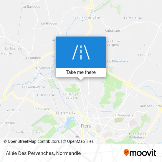 Allée Des Pervenches map