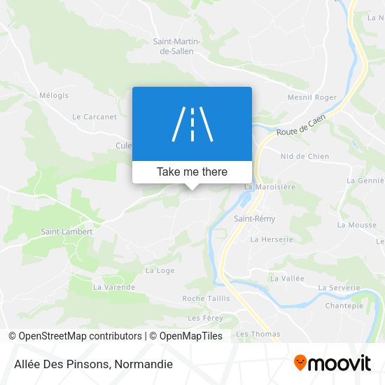 Allée Des Pinsons map