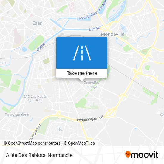 Allée Des Reblots map