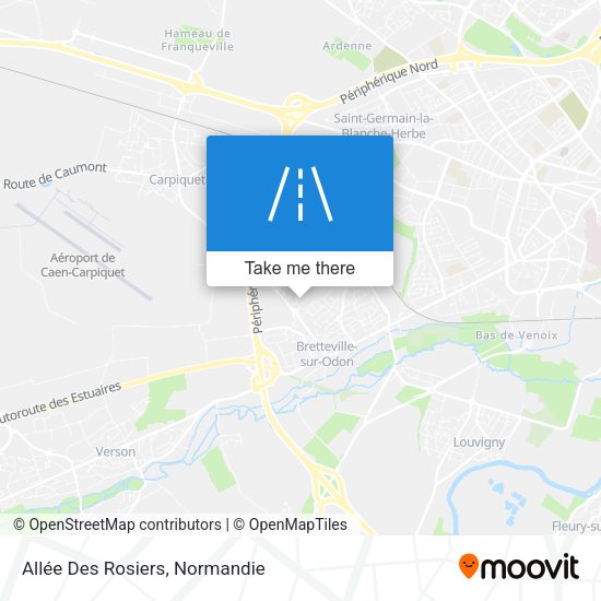Allée Des Rosiers map
