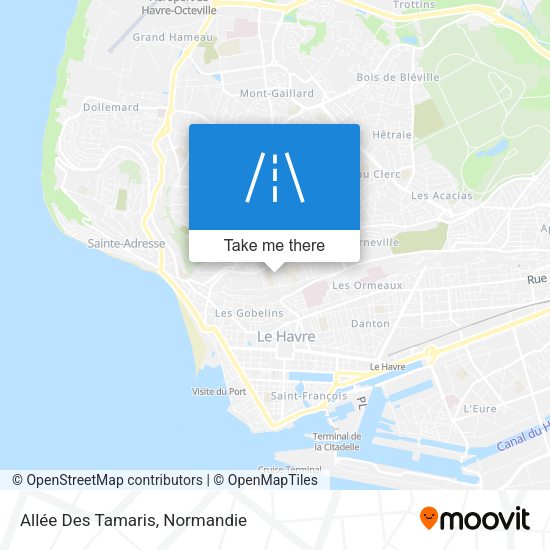 Allée Des Tamaris map