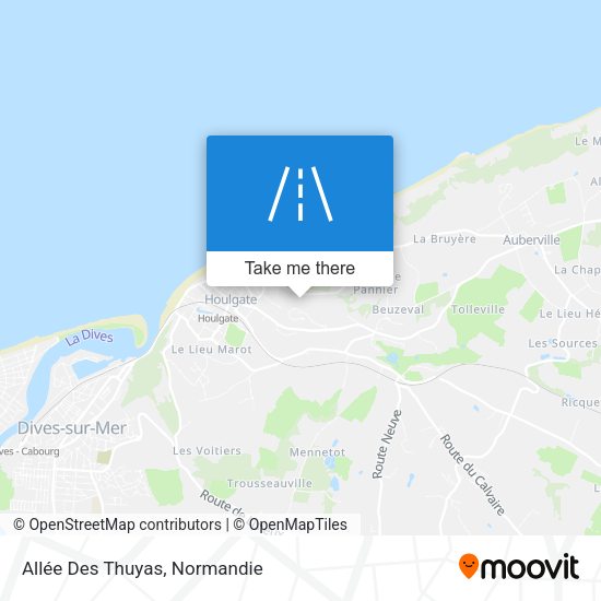 Allée Des Thuyas map