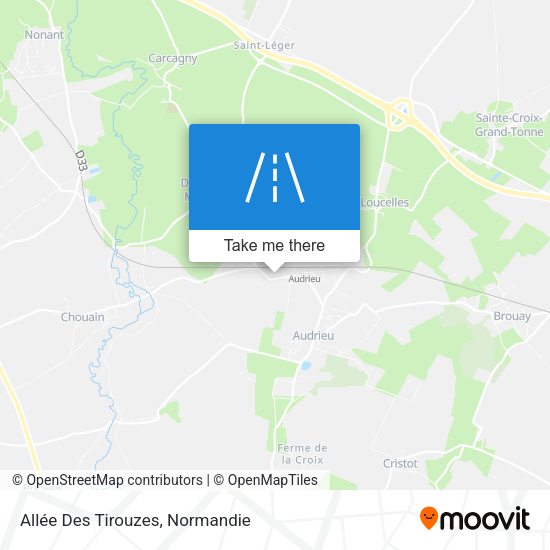 Allée Des Tirouzes map