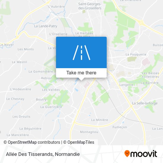 Allée Des Tisserands map