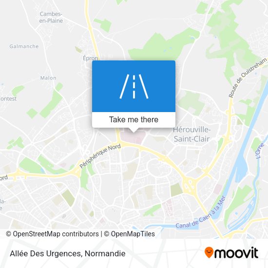 Allée Des Urgences map