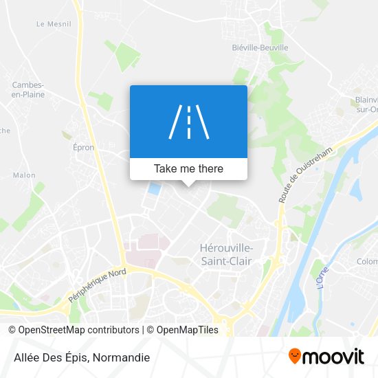 Allée Des Épis map