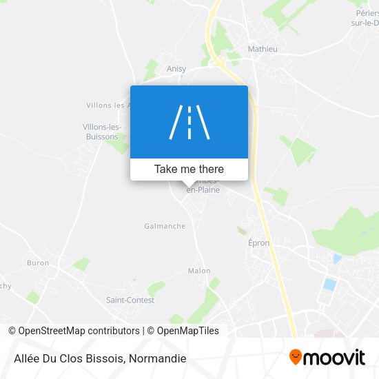 Allée Du Clos Bissois map