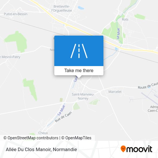 Allée Du Clos Manoir map