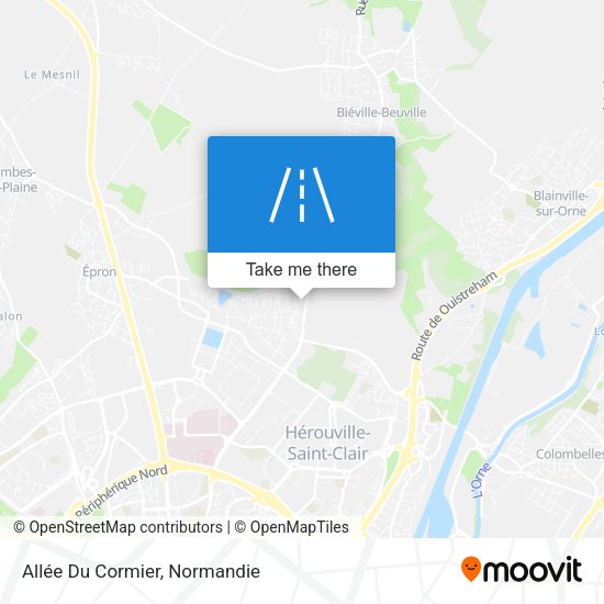Allée Du Cormier map