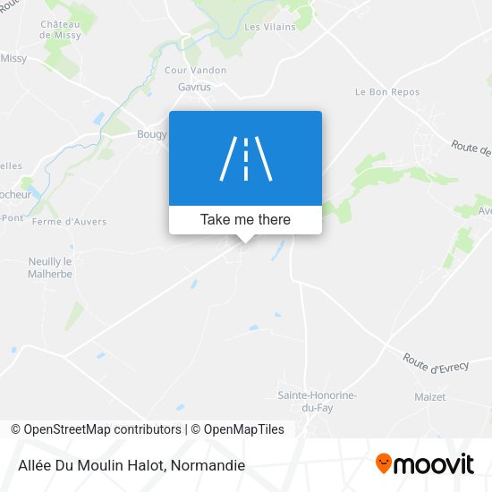 Allée Du Moulin Halot map