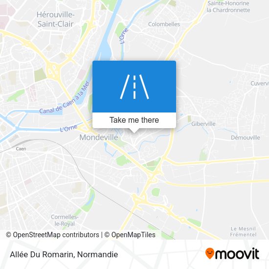 Allée Du Romarin map