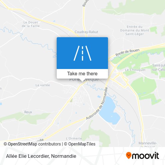 Allée Elie Lecordier map