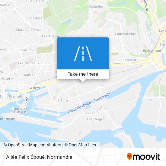 Allée Félix Éboué map