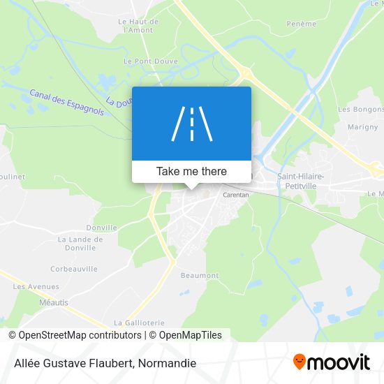 Allée Gustave Flaubert map