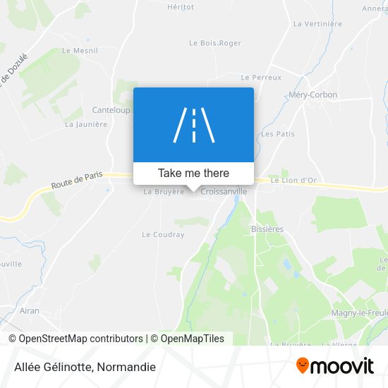 Allée Gélinotte map