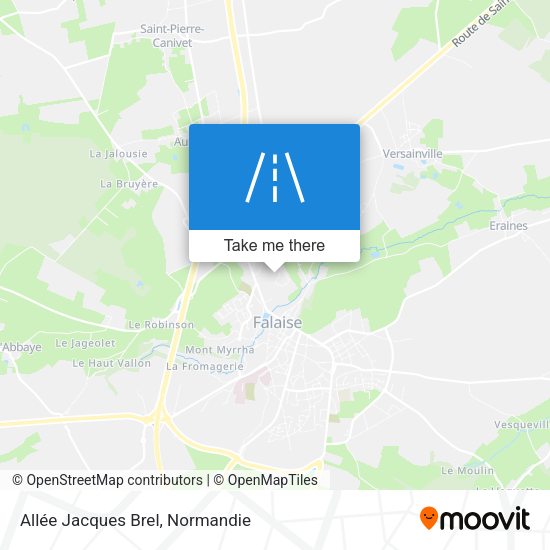 Allée Jacques Brel map