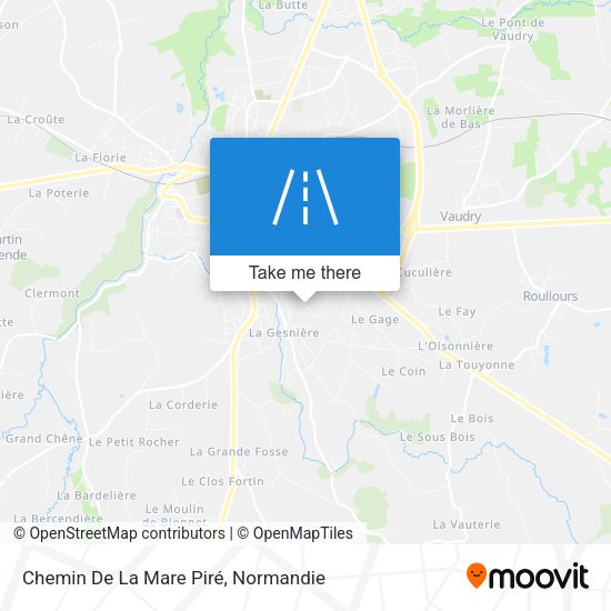 Chemin De La Mare Piré map