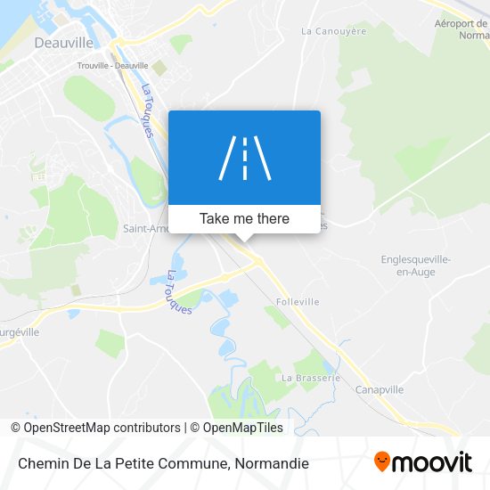 Chemin De La Petite Commune map