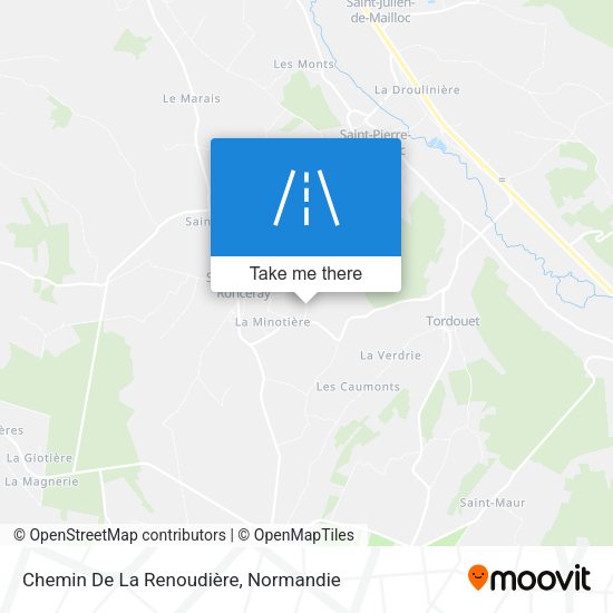 Chemin De La Renoudière map