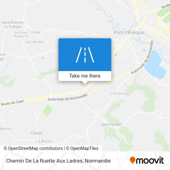 Chemin De La Ruette Aux Ladres map