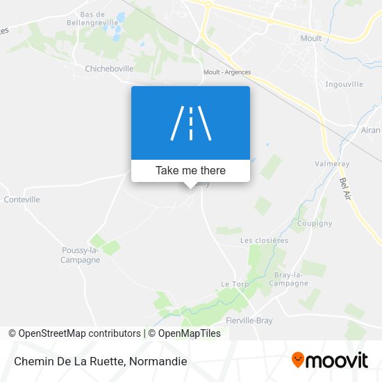 Chemin De La Ruette map