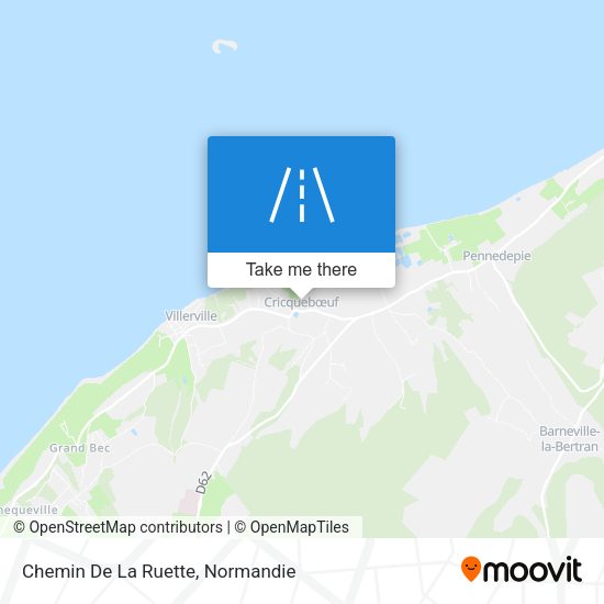 Chemin De La Ruette map