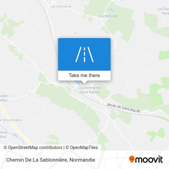 Chemin De La Sablonnière map