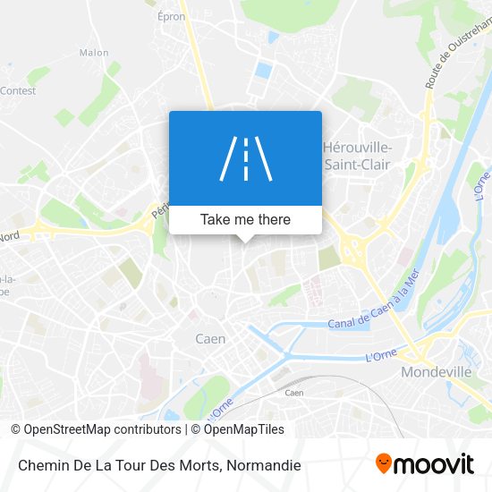 Chemin De La Tour Des Morts map