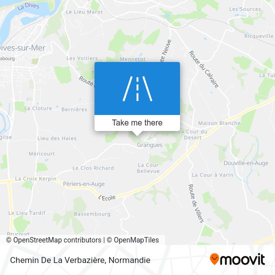 Chemin De La Verbazière map