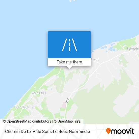 Chemin De La Vide Sous Le Bois map