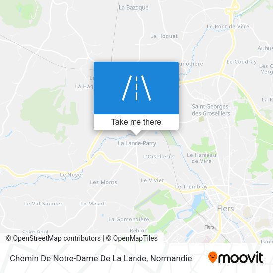 Chemin De Notre-Dame De La Lande map