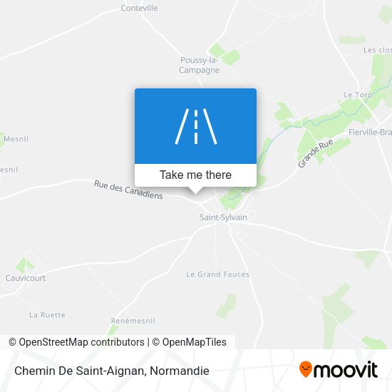 Chemin De Saint-Aignan map