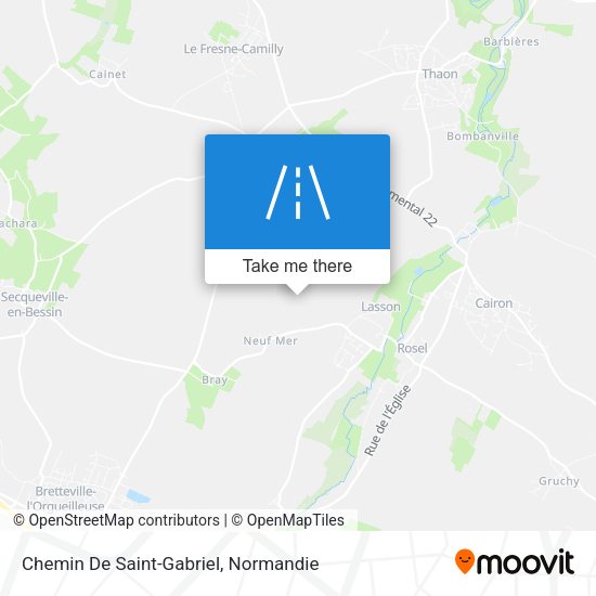 Chemin De Saint-Gabriel map