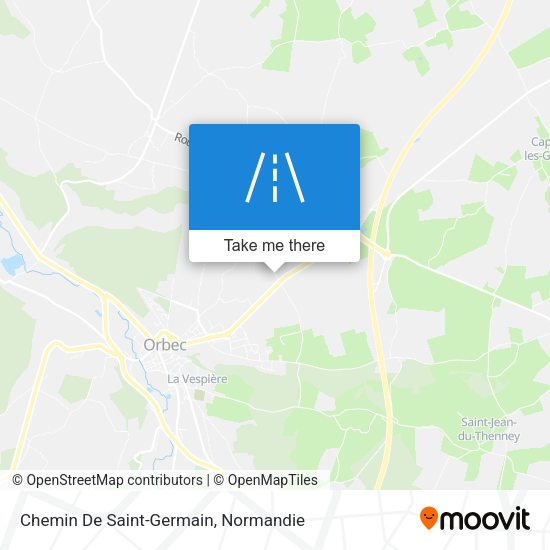 Chemin De Saint-Germain map