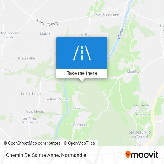Chemin De Sainte-Anne map