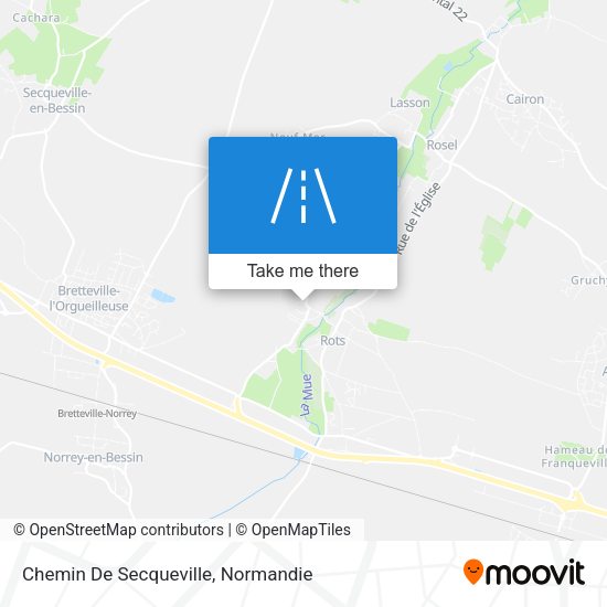 Chemin De Secqueville map