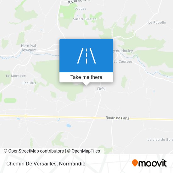Chemin De Versailles map