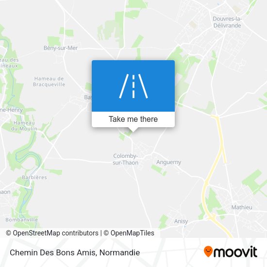 Chemin Des Bons Amis map