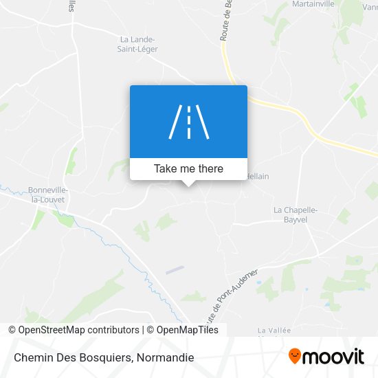 Chemin Des Bosquiers map