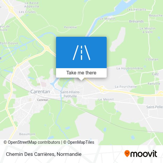 Chemin Des Carrières map