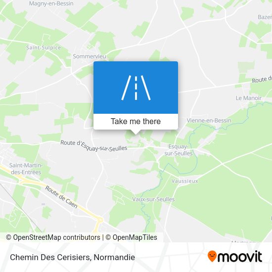 Chemin Des Cerisiers map