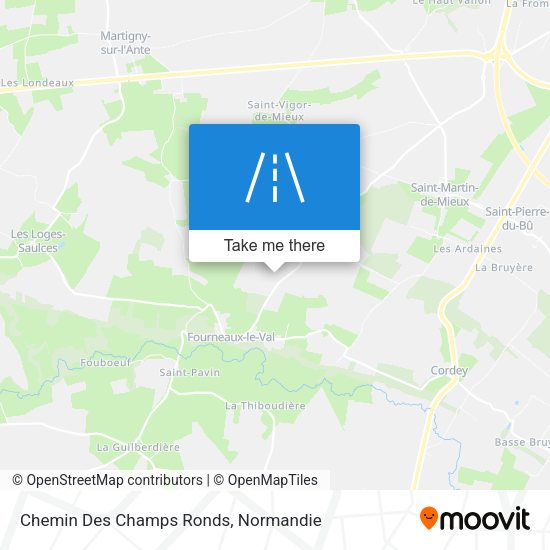 Chemin Des Champs Ronds map