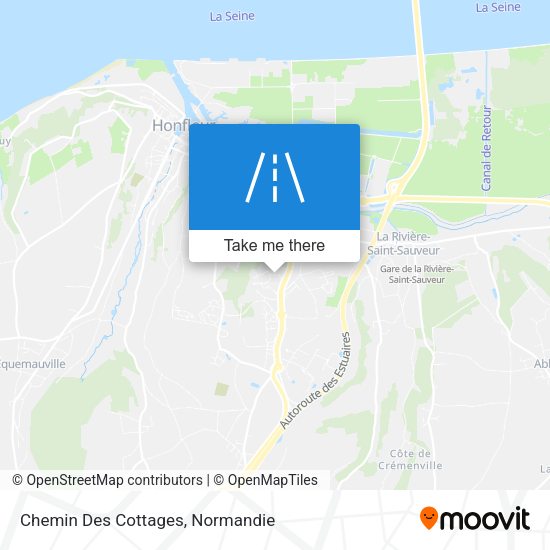 Chemin Des Cottages map