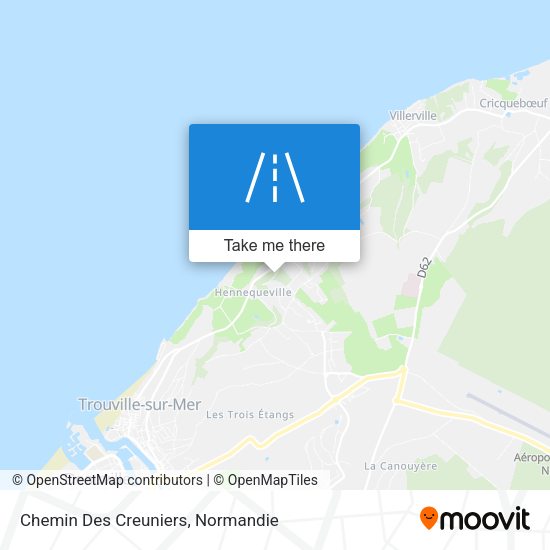 Chemin Des Creuniers map