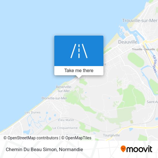 Chemin Du Beau Simon map