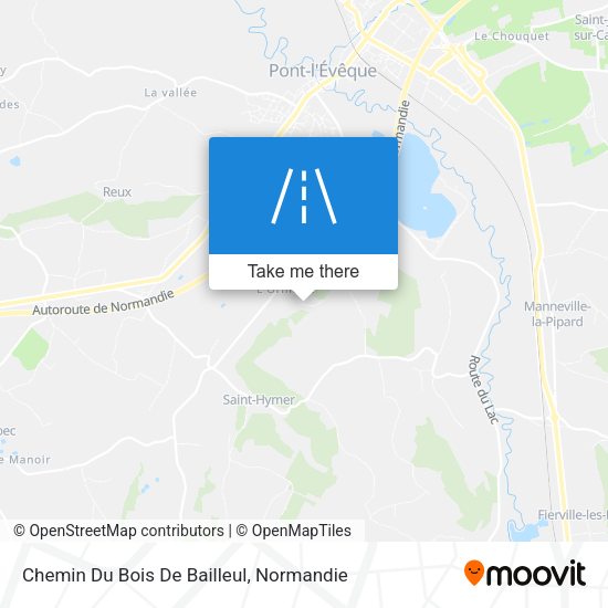 Chemin Du Bois De Bailleul map