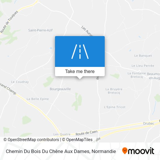 Chemin Du Bois Du Chêne Aux Dames map